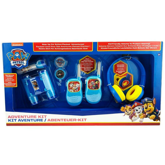 Paw Patrol Gift Set inc Headphones, Walkie Talkies, Binoculars, Torch