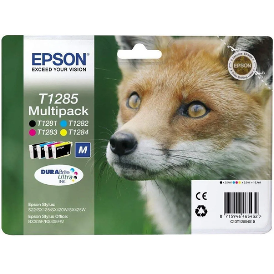 Epson Multipack 4-colours T1285 DURABrite Ultra Ink