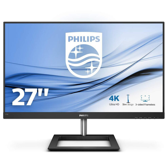 Philips E-line 278E1A - LED monitor - 27" - 3840 x 2160 4K - IPS - 350 cd/m� - 1000:1 - 4 ms - 2xHDMI, DisplayPort - spe