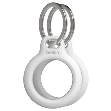 Belkin Apple AirTag Case with Keychain - 2 Pcs. - White