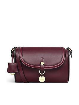 Radley Keeley Street Small Flapover Crossbody - Dark Cherry