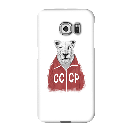 Balazs Solti CCCP Lion Phone Case for iPhone and Android - Samsung S6 Edge - Snap Case - Gloss