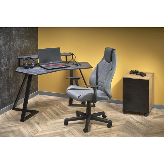 FORKS Desk Dark Gray - Black (2P = 1Pc)