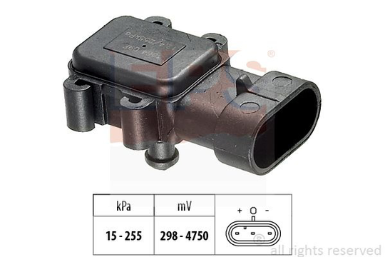 Air Pressure Sensor, height adaptation Made in Italy - OE Equivalent 1.993.064 EPS Facet 1993064