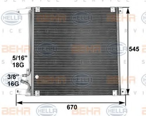 Air Conditioning 8FC351301-021 by Hella