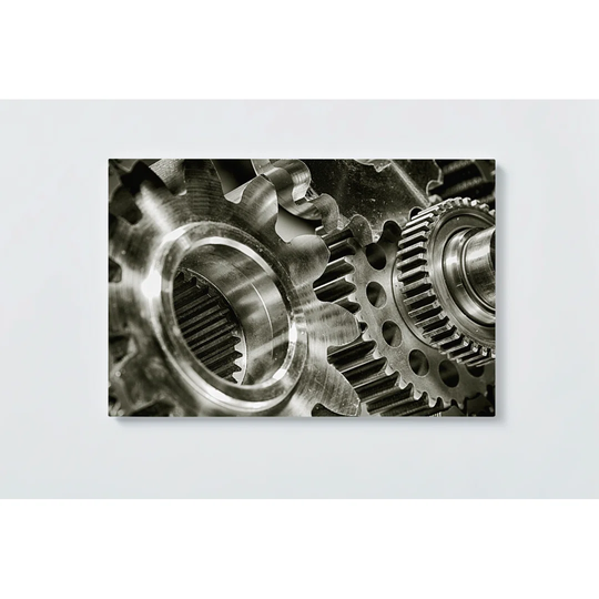 Gears Motif Magnetic Wall Mounted Cork Board