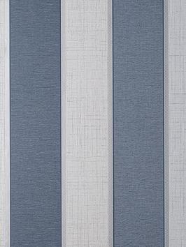 Fine Décor Larson Stripe Navy/Silver