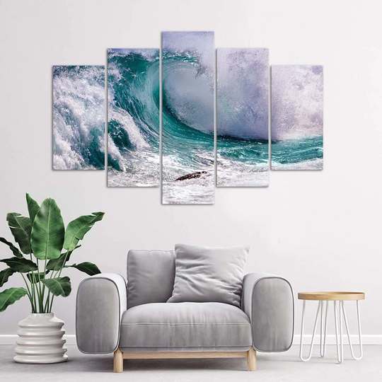 Canvas Print Waves Sea Nature
