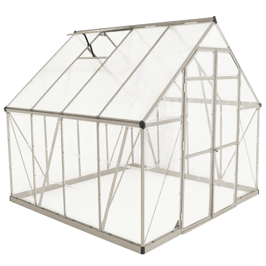 Palram - Canopia Canopia by Palram Balance Greenhouse 8 x 8 - Silver