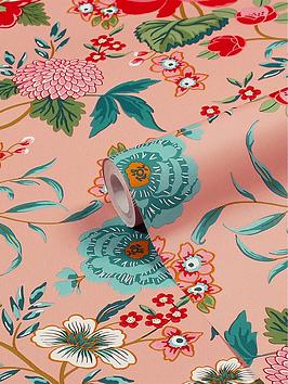 Furn Azalea Floral Printed Wallpaper