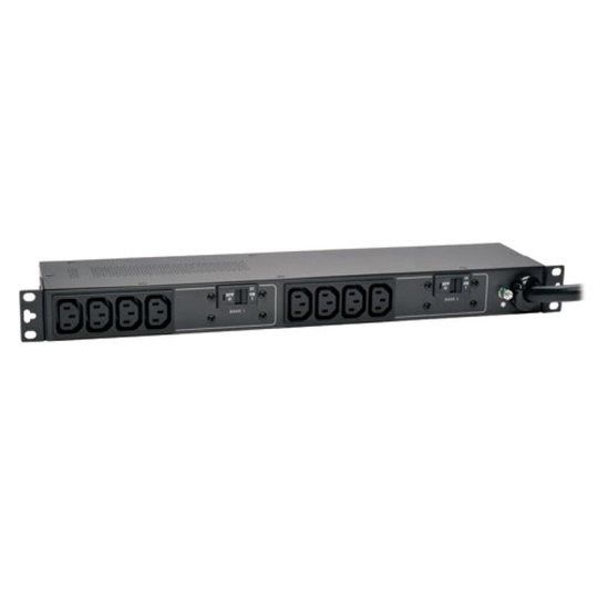 7.4kW Single-Phase Basic PDU, 230V Outlets (10 C13), IEC309 32A Blue, 12ft Cord, 1U Rack-Mount