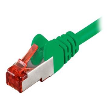 Goobay CAT 6 S/FTP CU - 0.25m - Green