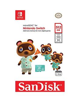 Sandisk 512Gb Microsdxc Uhs-I Card For Nintendo Switch