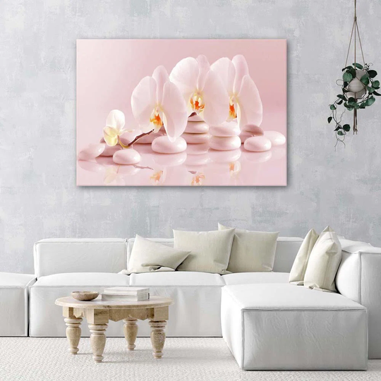 Canvas Print Orchid Flower Zen Spa