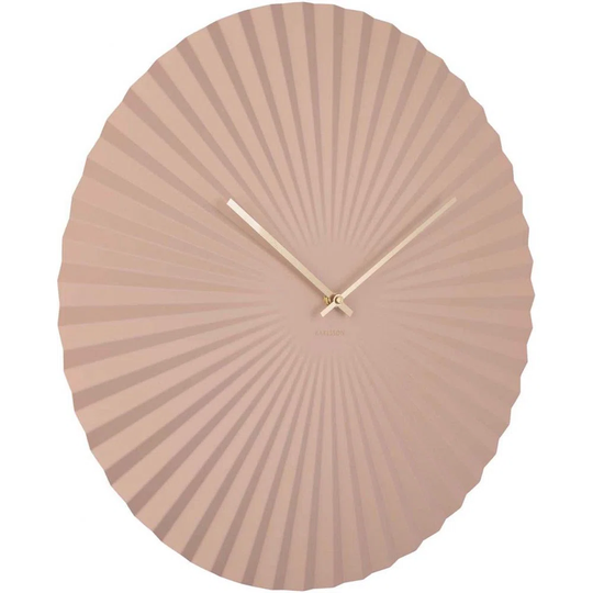 Sensu XL Metal Clock Pink