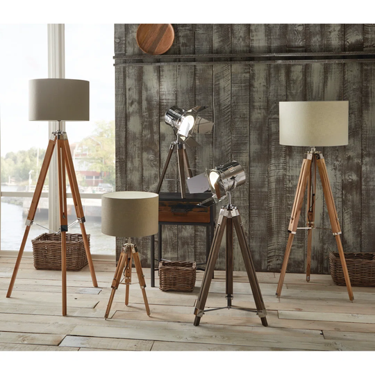 Pleasanton 78cm Brown Tripod Table Lamp