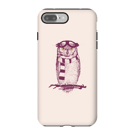 Balazs Solti Winter Owl Phone Case for iPhone and Android - iPhone 7 Plus - Tough Case - Gloss