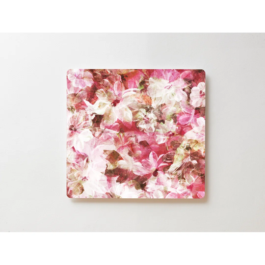 Backlight Motive Wall Picture Floral Flowers Magnetic Cork Board