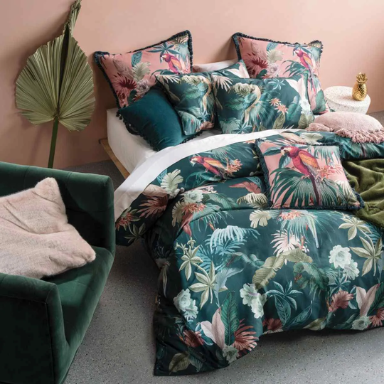 Linen House Fernanda Super King Duvet Cover Set Cotton Multi