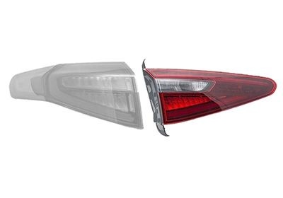 Combination Tail Light 0125923 Van Wezel 0125923