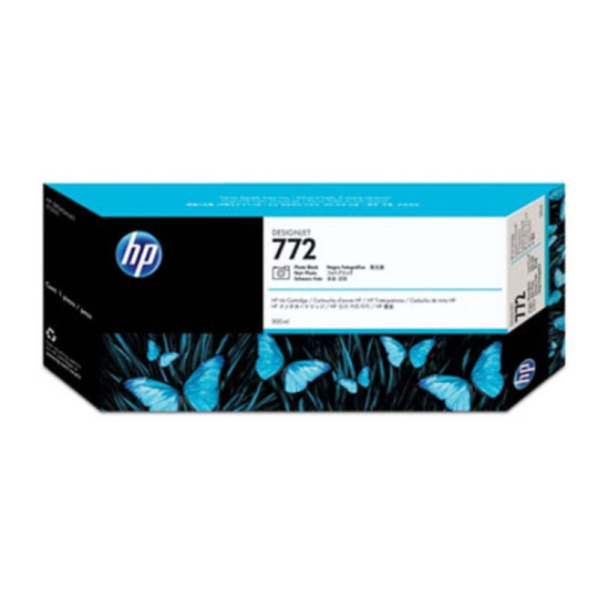 HP 772 Photo Black Original Ink Cartridge - Standard Yield 300m - CN633A