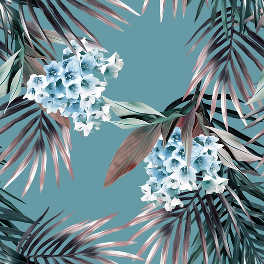 Lairey Floral Palms Wallpaper