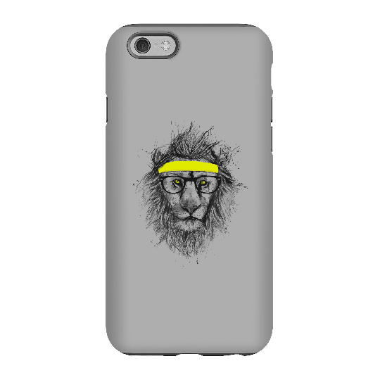 Balazs Solti Lion And Sweatband Phone Case for iPhone and Android - iPhone 6 - Tough Case - Matte