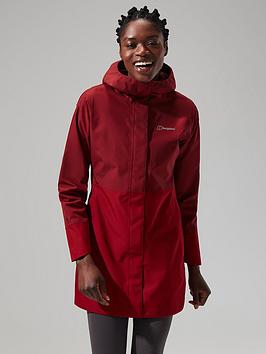 Berghaus Omeara Long Jacket - Dark Red