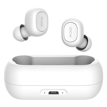 QCY T1C In-Ear True Wireless Stereo Headphones - Bluetooth 5.0 - White