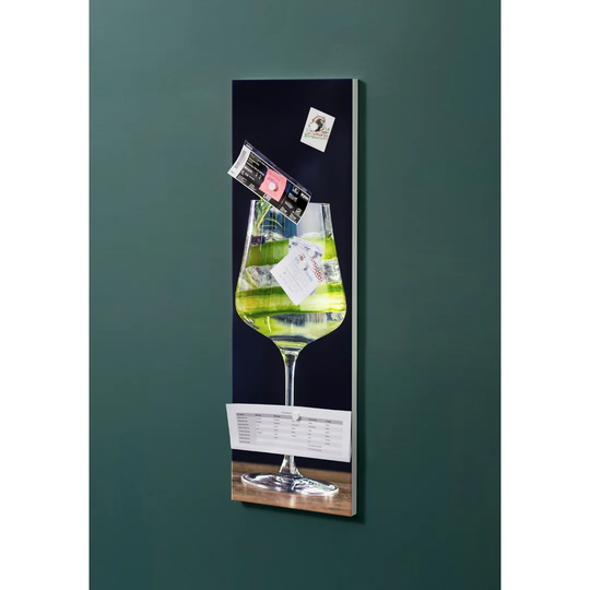 Notiz Motive Cocktail Magnetic Wall Mounted Cork Board