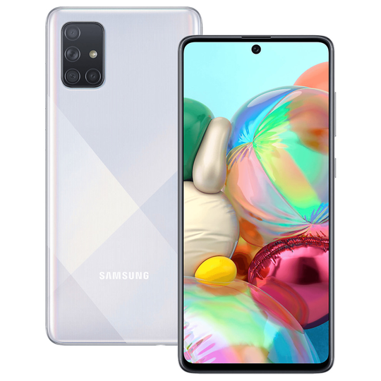 (Unlocked, Prism Crush Silver) Samsung Galaxy A71 | 128GB | 6GB RAM