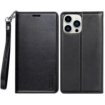 Hanman Minor iPhone 14 Pro Max Wallet Case - Black