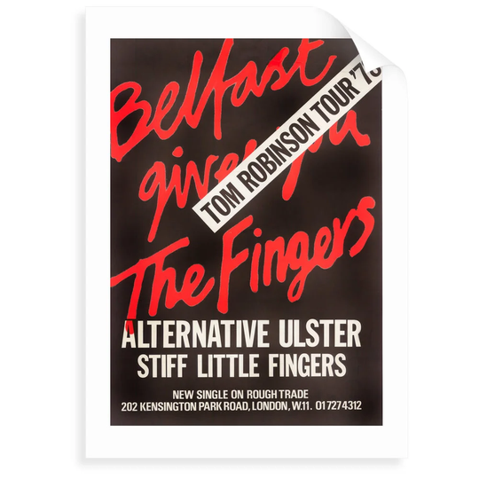 'Stiff Little Fingers Poster' Painting