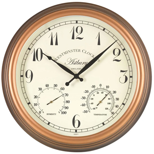 Smart Garden Inside Out Astbury 15" Clock & Thermometer