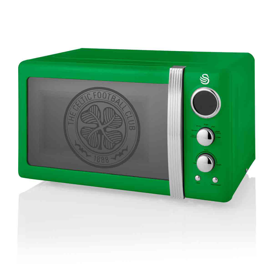 Swan SM22030CELN 800W 20L Celtic Fc Digital Microwave - Green