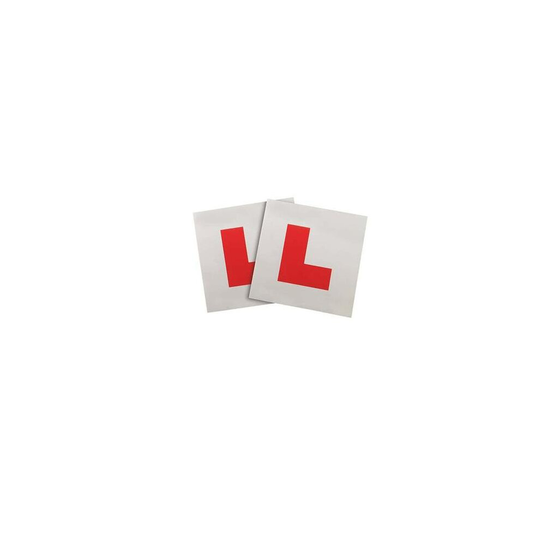 Silverline 583036 Magnetic L Plates Learner Driver Plate (2 Pack)