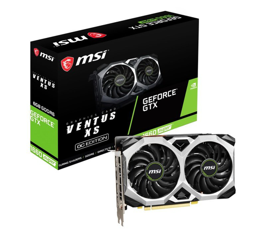 MSI GeForce GTX 1660 SUPER VENTUS XS 6GB OC Graphics Card