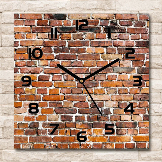 Jhue Brick Wall Silent Wall Clock