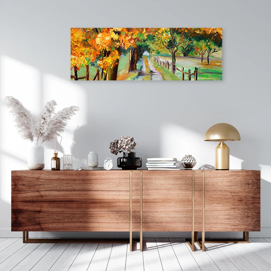 Wrapped Canvas Panoramic Painting