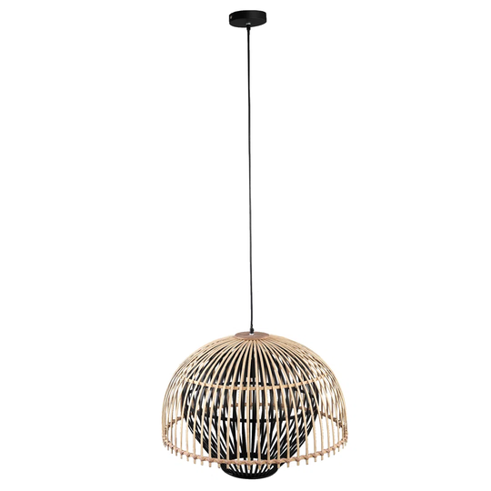 Cherelle Bronze 1-Bulb 61" H Plug-in Outdoor Hanging Lantern