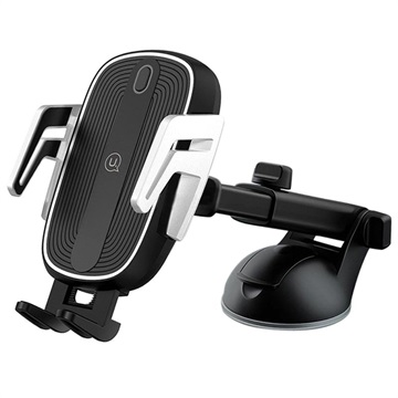 Usams CD101 Car Holder / Qi Wireless Charger - Dashboard Mount - 10W