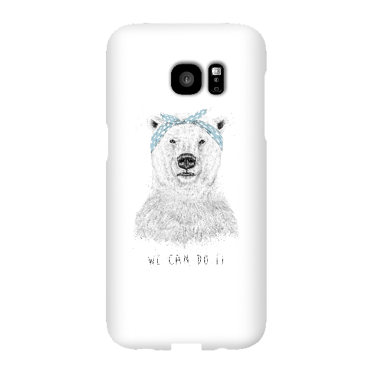 Balazs Solti We Can Do It Phone Case for iPhone and Android - Samsung S7 Edge - Snap Case - Matte