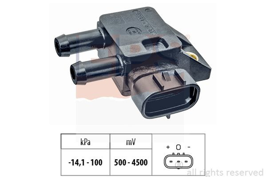 Air Pressure Sensor, height adaptation Made in Italy - OE Equivalent 1.993.284 EPS Facet 1993284