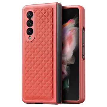 Dux Ducis Venice Samsung Galaxy Z Fold4 Leather Coated Case - Pink