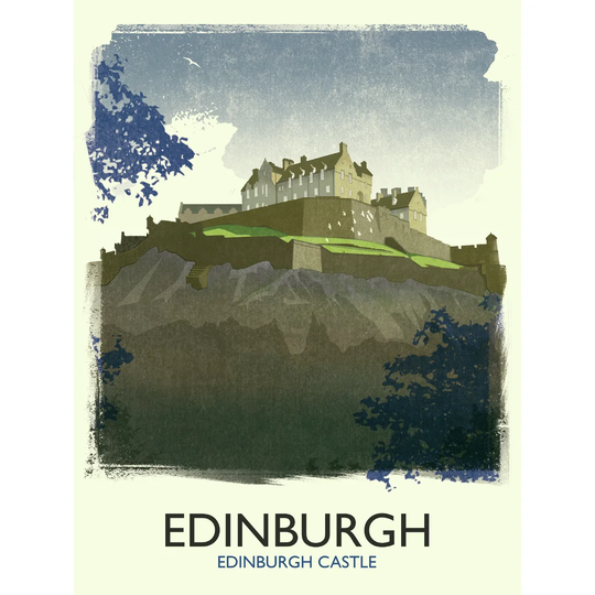 Edinburgh Castle by Rick Smith - Graphic Art Print on Paper