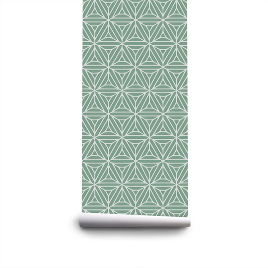 Walllpaper Roll 360X250cm Wallpaper Material With Print Mural Decoration Kitchen Livingroom Bedroom - Geometric Shapes Triangles