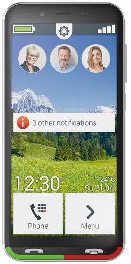 SIM Free emporiaSUPEREASY 32GB Mobile Phone - Black