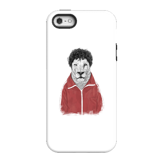 Balazs Solti Sporty Lion Phone Case for iPhone and Android - iPhone 5/5s - Tough Case - Matte