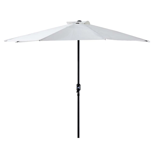 Outsunny 3m Half Round Parasol (base not included) - White