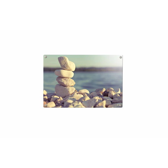 Stones Sea Magnetic Wall Mounted Photo Memo Board